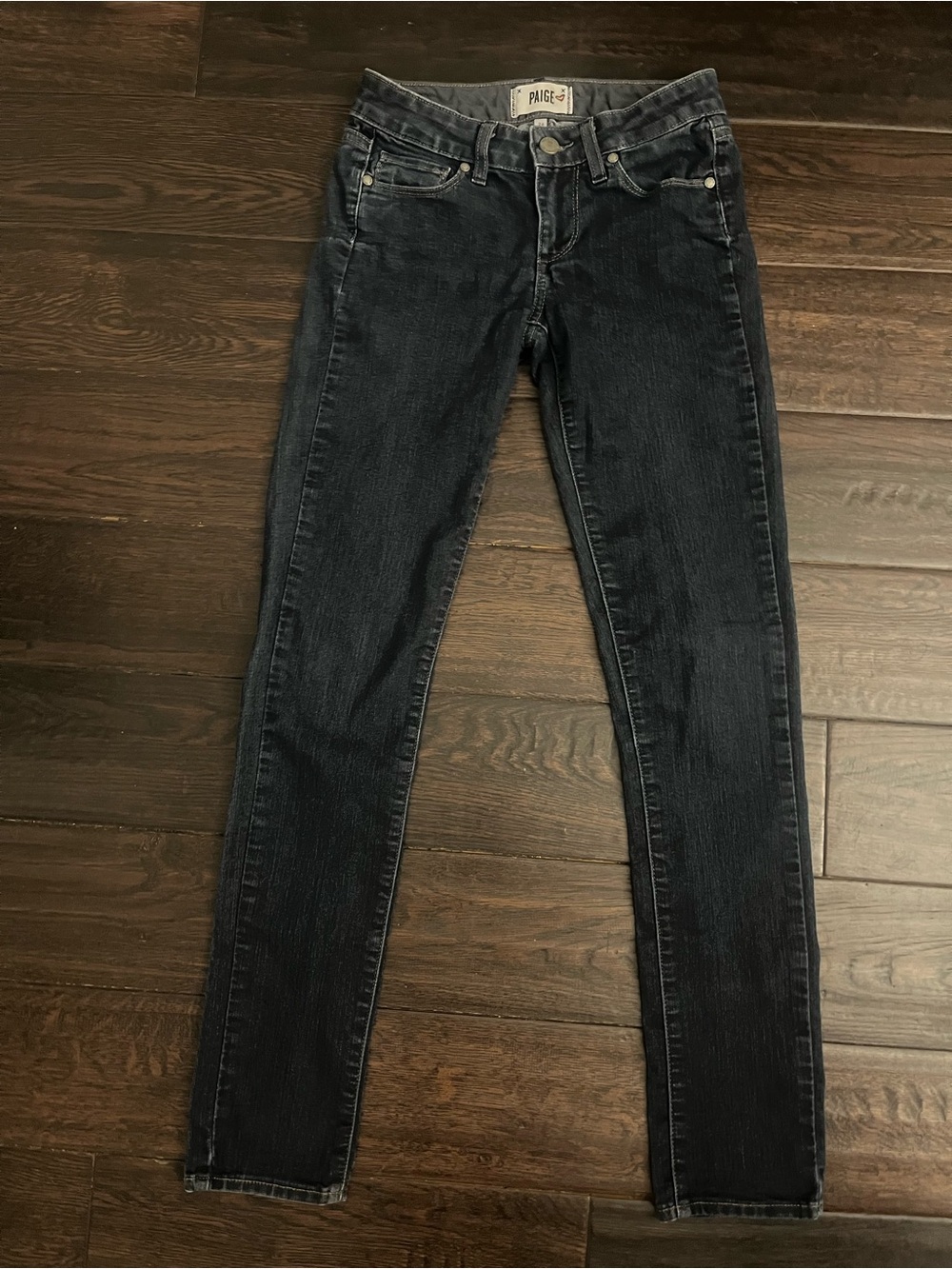 PAIGE Skyline Skinny Jeans Dark Blue24